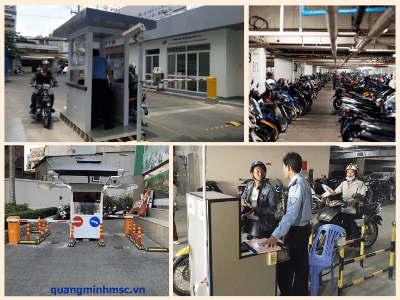 máy giữ xe bằng thẻ từ
